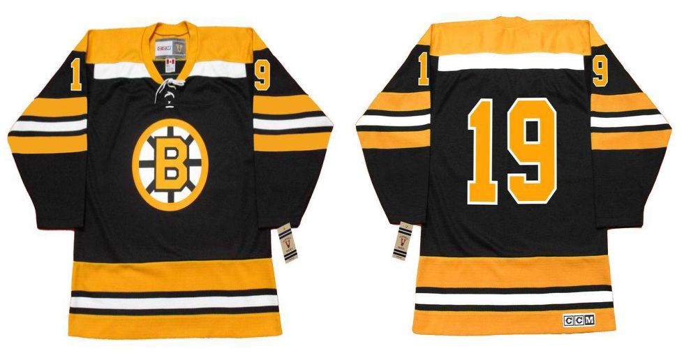 2019 Men Boston Bruins #19 Thornton Black CCM NHL jerseys1